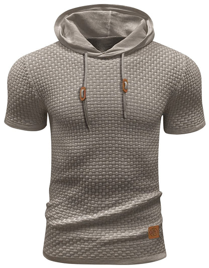 Men's Short Sleeve Hoodie Modern Lightweight