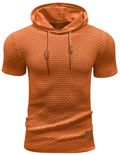 Men's Short Sleeve Hoodie Modern Lightweight