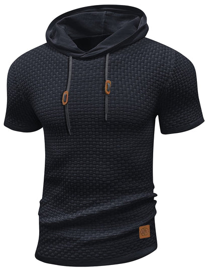 Men's Short Sleeve Hoodie Modern Lightweight