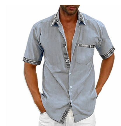 Men's Short-Sleeve Shirt Stylish Comfortable