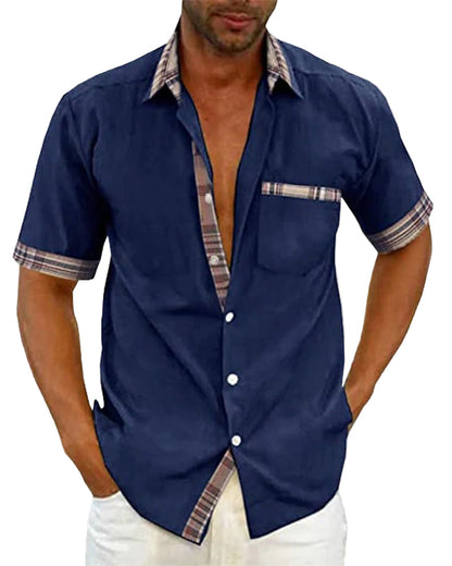 Men's Short-Sleeve Shirt Stylish Comfortable