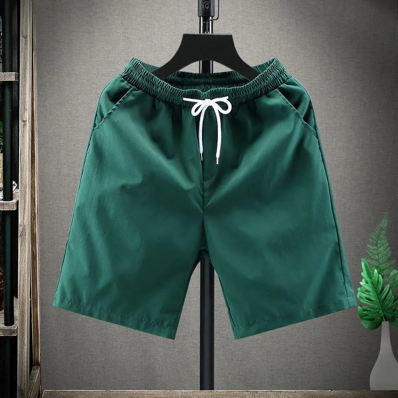 Men's Shorts Breathable Cotton Casual with Drawstring Fastening