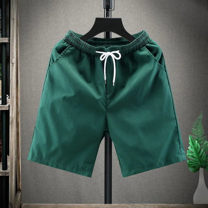 Men's Shorts Breathable Cotton Casual with Drawstring Fastening