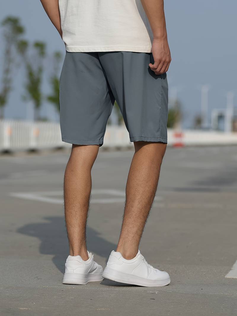 Men's Shorts Breathable Cotton Casual with Drawstring Fastening