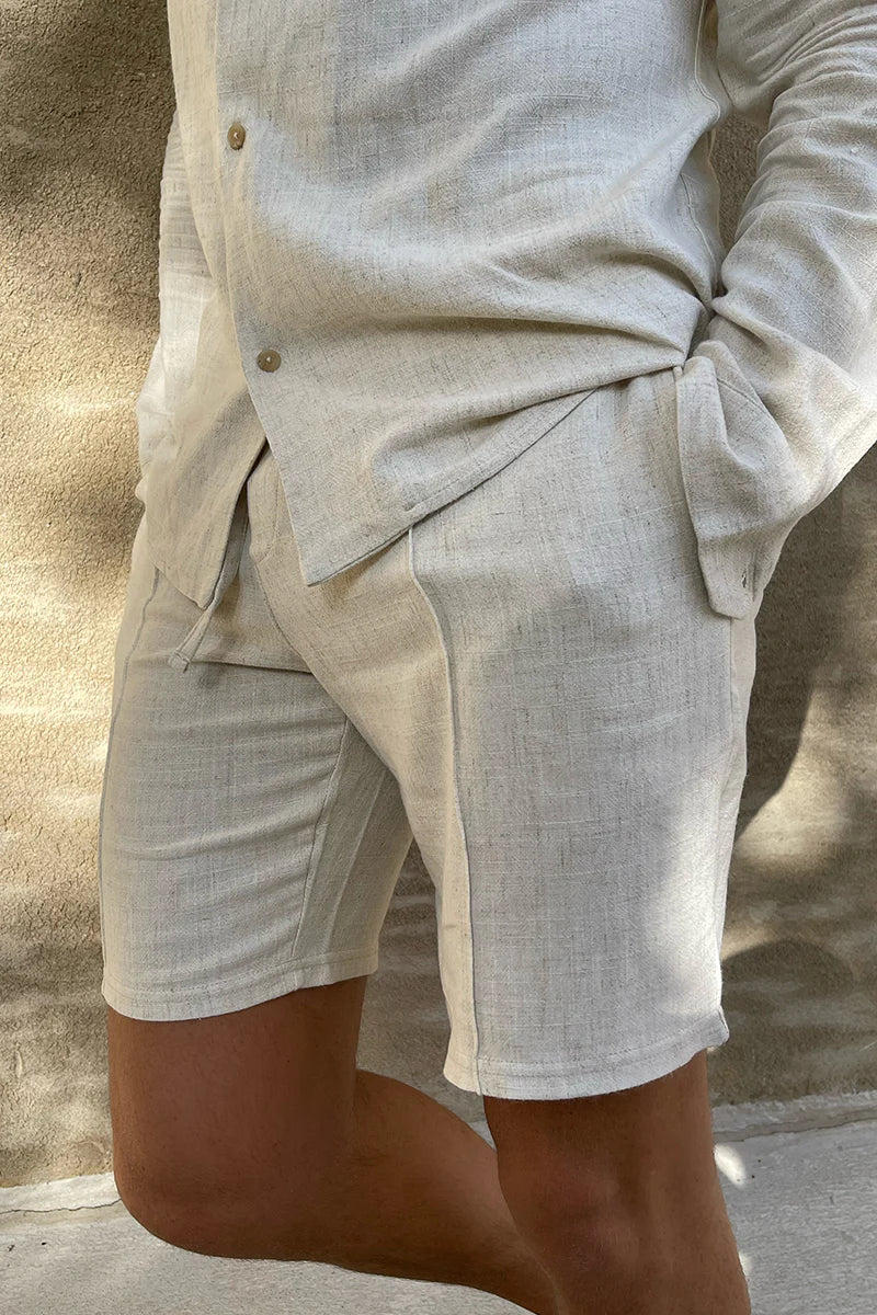 Men's Shorts Casual Linen Shorts