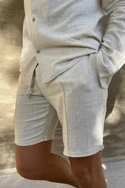 Men's Shorts Casual Linen Shorts
