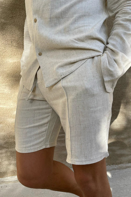 Men's Shorts Casual Linen Shorts