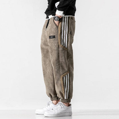 Men's Side Stripe Joggers Comfortable Cotton