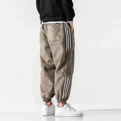 Men's Side Stripe Joggers Comfortable Cotton