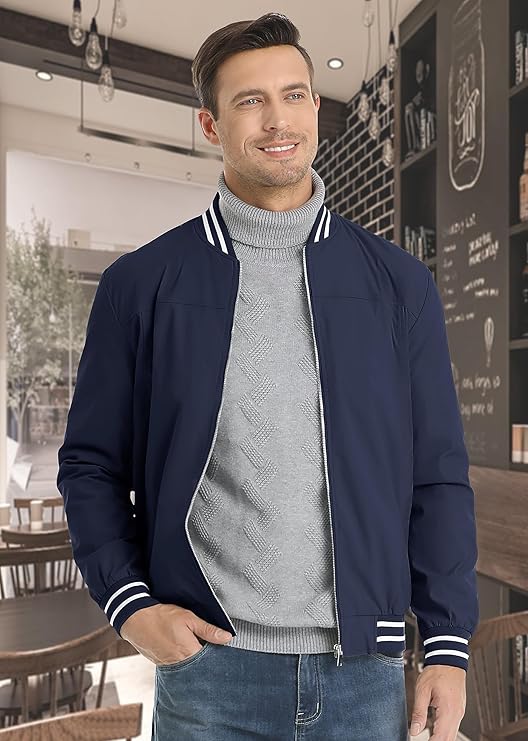 Men's Slim Fit Bomber Jackets