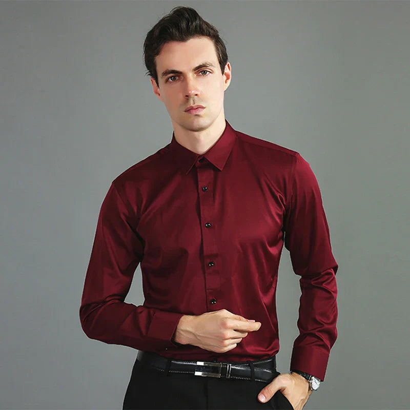 Men's Slim Fit Business Shirt