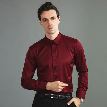 Men's Slim Fit Business Shirt