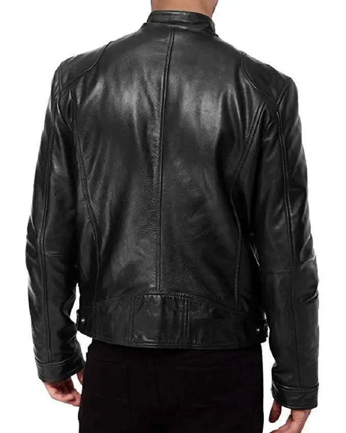 Men's Slim Fit Motorcycle Jacket