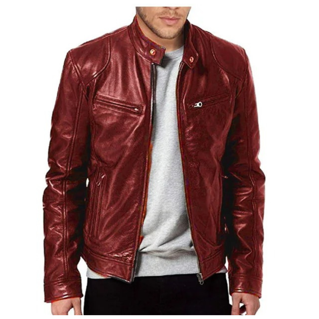 Men's Slim Fit Motorcycle Jacket