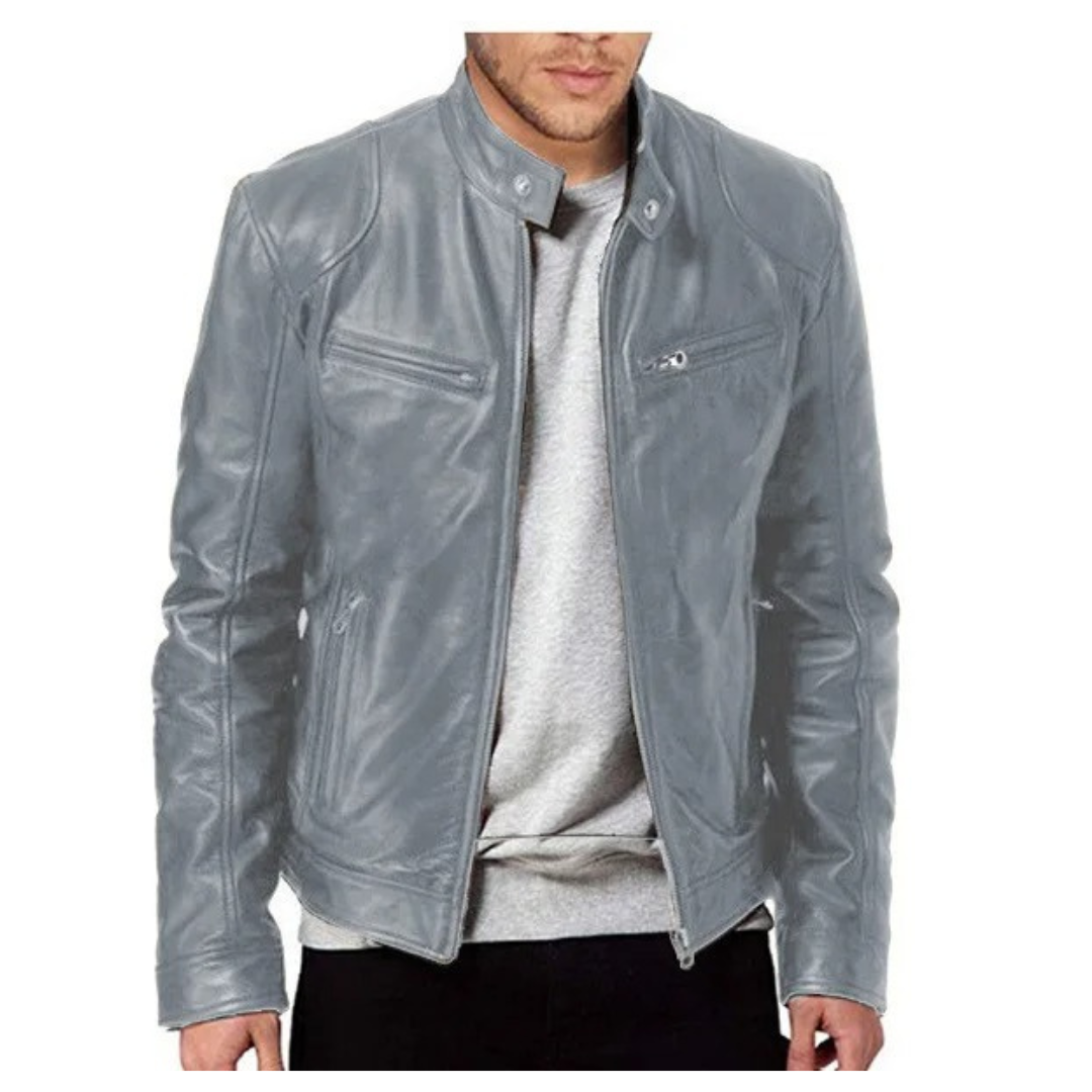 Men's Slim Fit Motorcycle Jacket