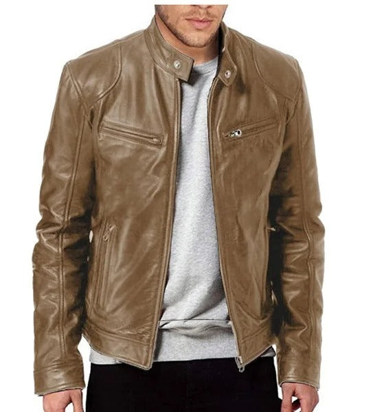 Men's Slim Fit Motorcycle Jacket