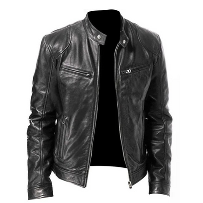 Men's Slim Fit Motorcycle Jacket