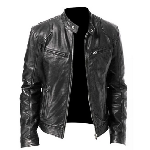 Men's Slim Fit Motorcycle Jacket