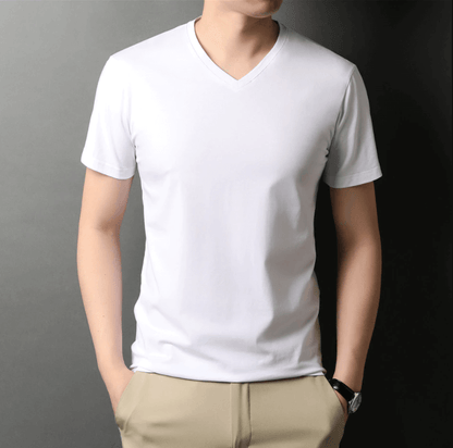 Men's Slim Fit V-neck T-shirt