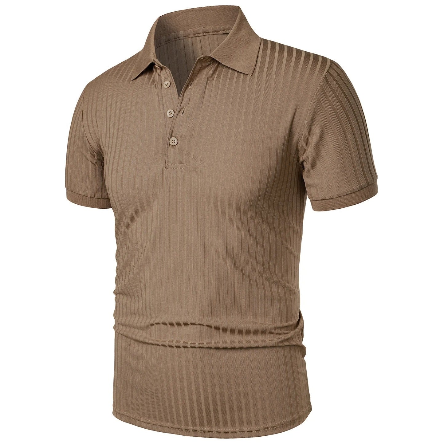 Men's Slim Knit Polo Shirt