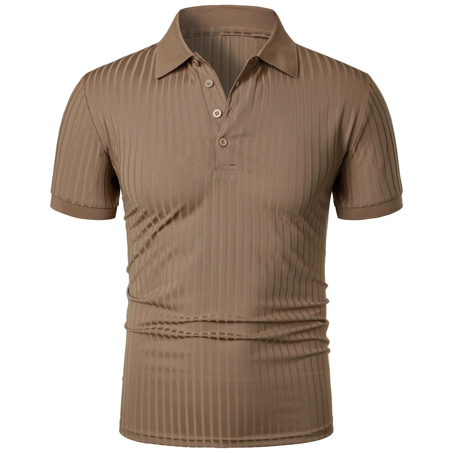 Men's Slim Knit Polo Shirt