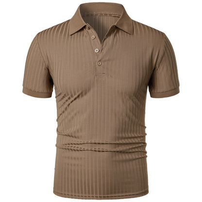 Men's Slim Knit Polo Shirt