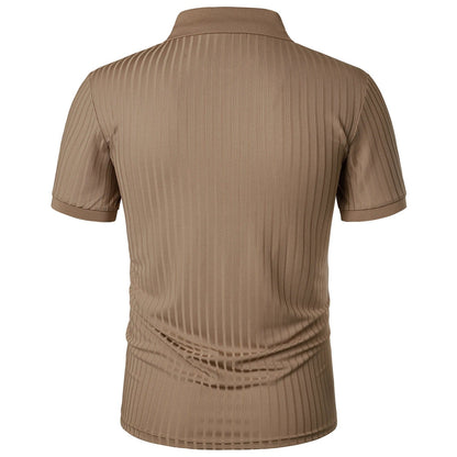 Men's Slim Knit Polo Shirt
