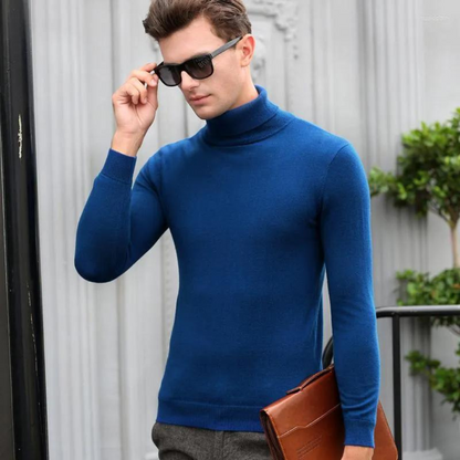 Men's Slim Turtleneck Sweater