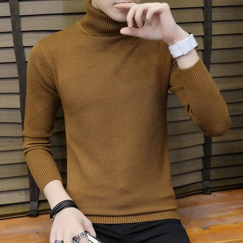 Men's Slim Turtleneck Sweater