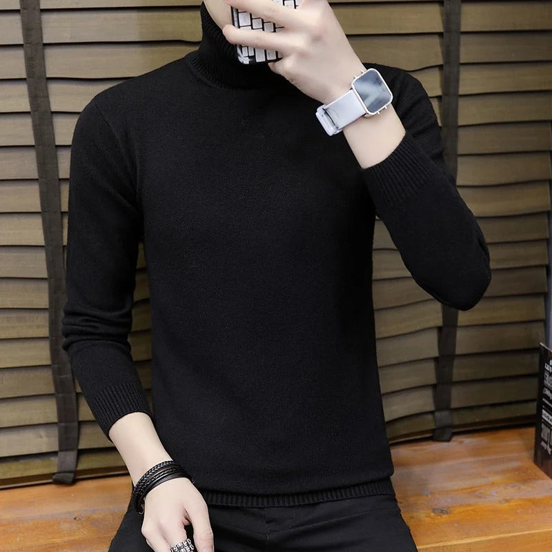 Men's Slim Turtleneck Sweater