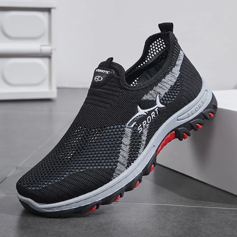 Men's Sneakers Breathable Mesh Casual Hiking Shoes