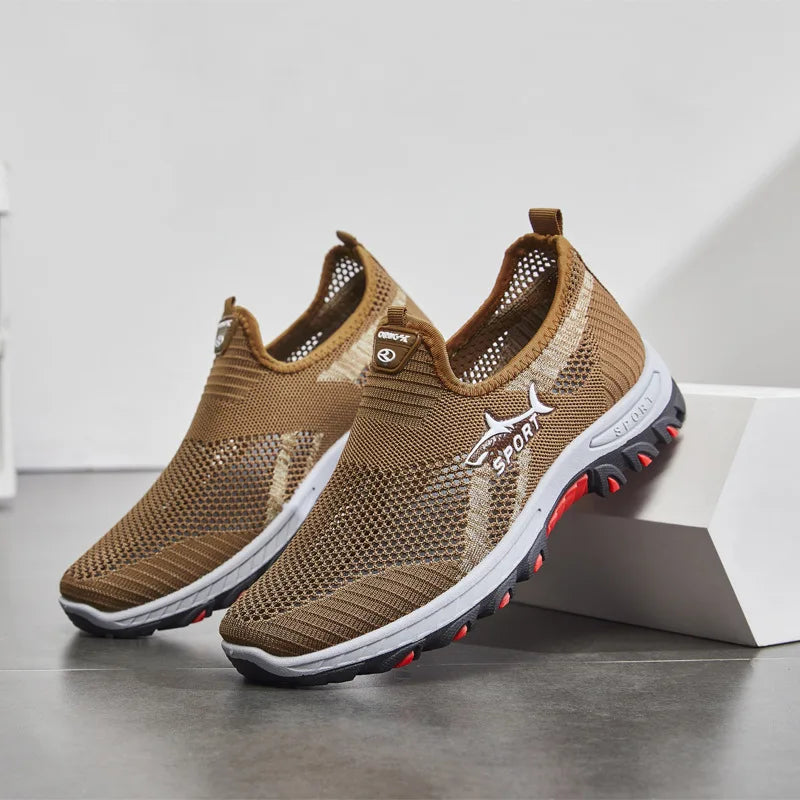 Men's Sneakers Breathable Mesh Casual Hiking Shoes