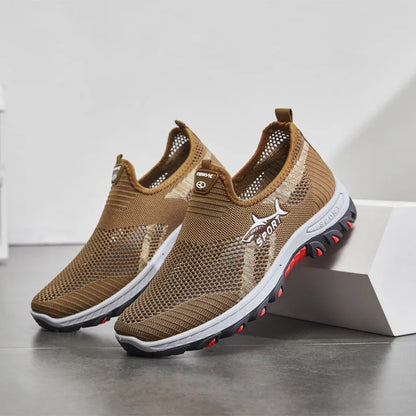 Men's Sneakers Breathable Mesh Casual Hiking Shoes