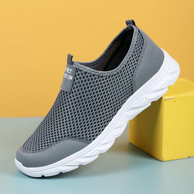 Men's Sneakers Casual Breathable Slip-On Lightweight Rubber