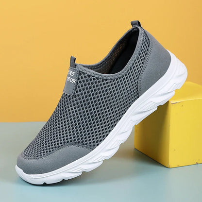 Men's Sneakers Casual Breathable Slip-On Lightweight Rubber