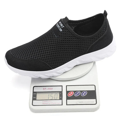 Men's Sneakers Casual Breathable Slip-On Lightweight Rubber