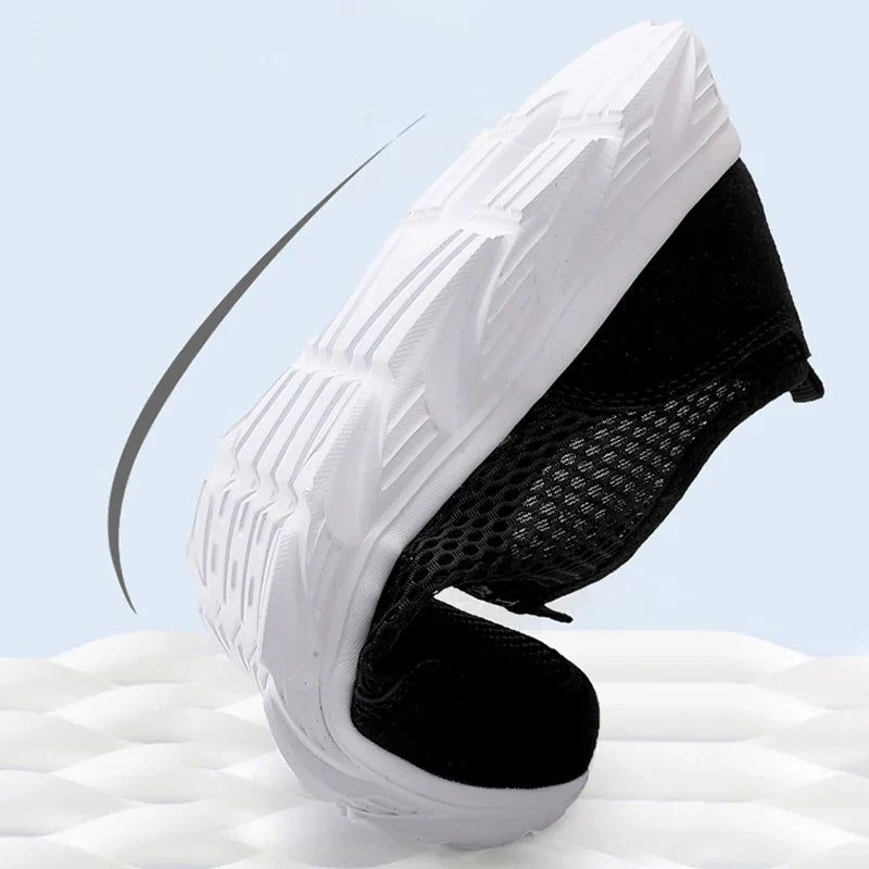Men's Sneakers Casual Breathable Slip-On Lightweight Rubber