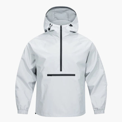 Men's Soft Shell Jacket with Hood and Breast Pocket