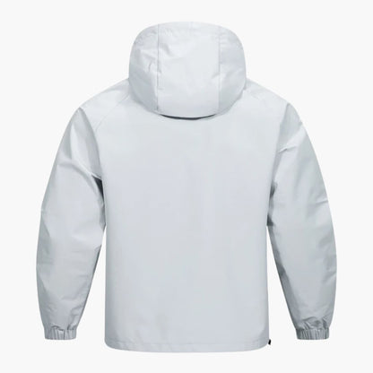 Men's Soft Shell Jacket with Hood and Breast Pocket