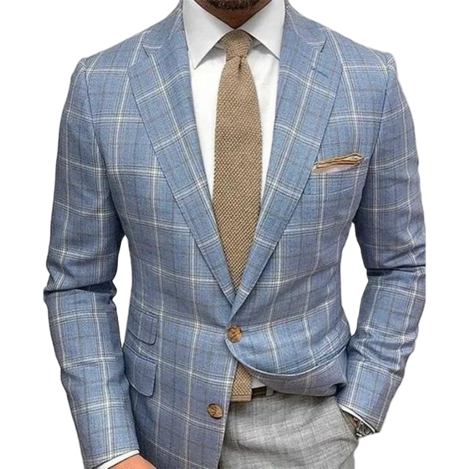 Men's Sports Jacket Reversible Striped