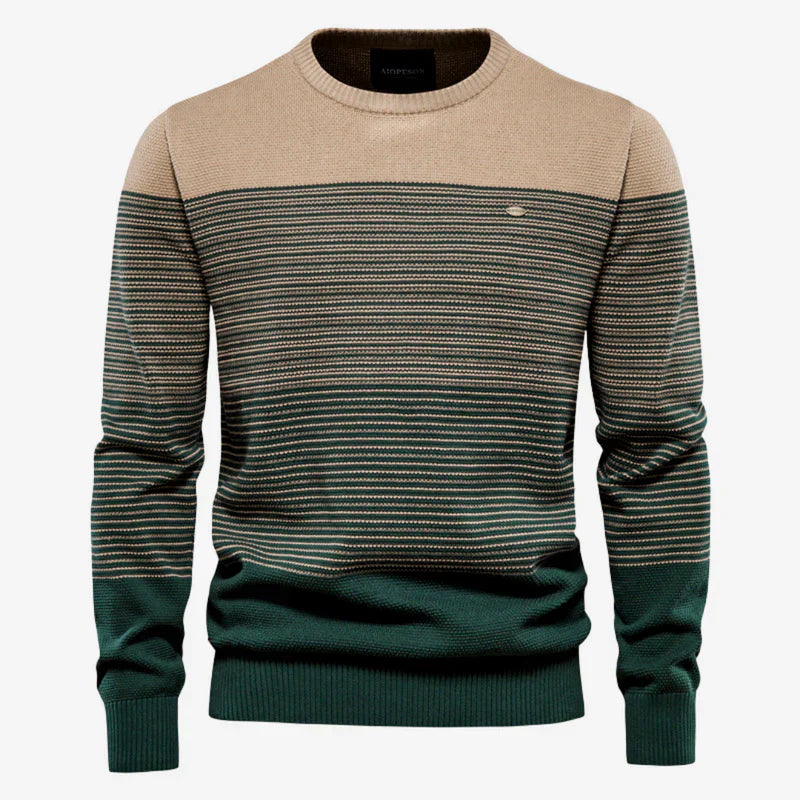 Men's Striped Casual Style Sweater