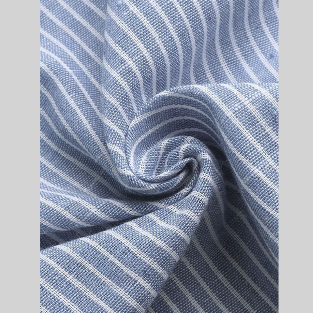 Men's Striped Shirt Modern Style Cotton Polyester