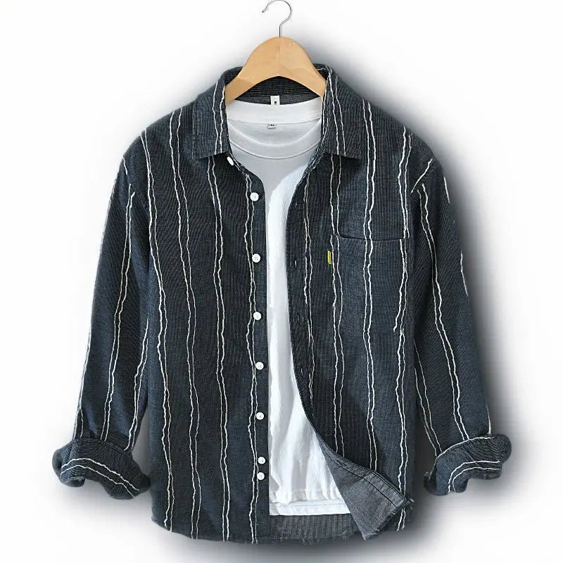 Men's Striped Shirt Modern for Formal and Casual Occasions