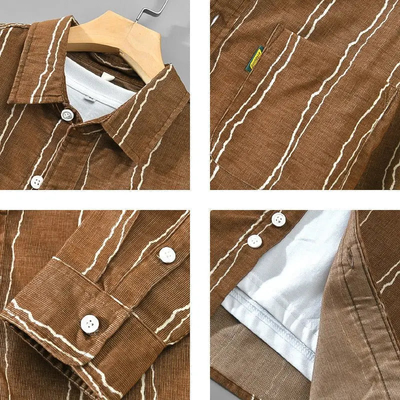 Men's Striped Shirt Modern for Formal and Casual Occasions