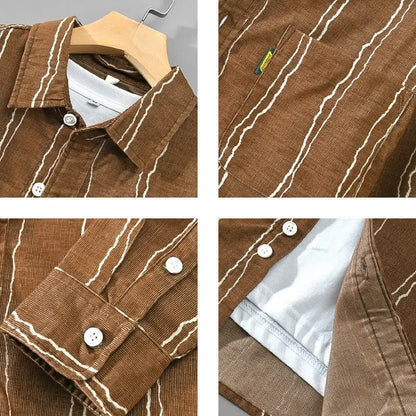 Men's Striped Shirt Modern for Formal and Casual Occasions