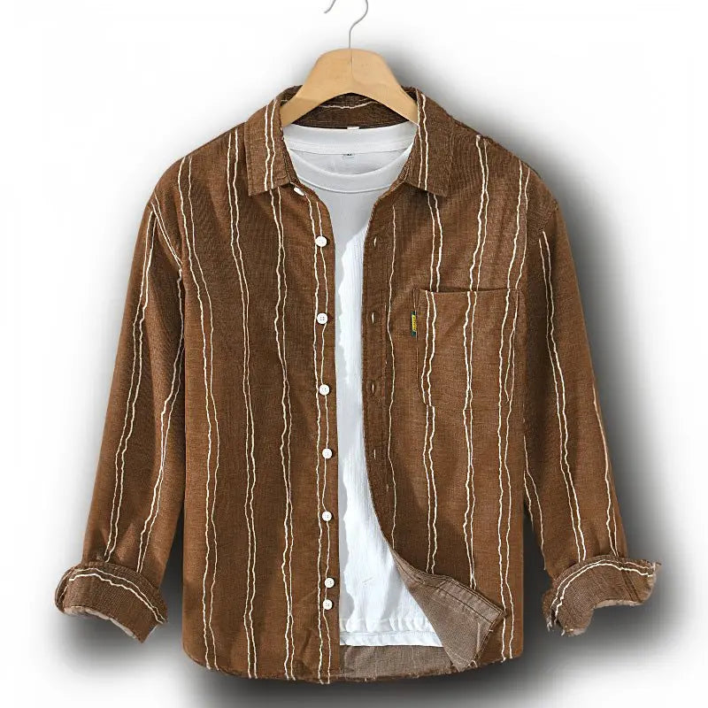 Men's Striped Shirt Modern for Formal and Casual Occasions