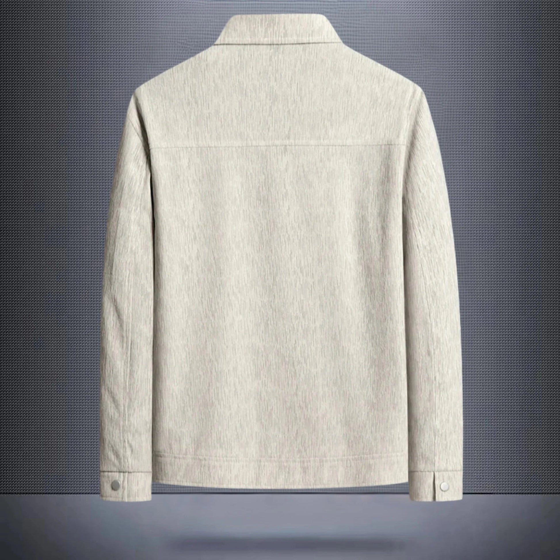 Men's Summer Jacket with Ribbed Texture