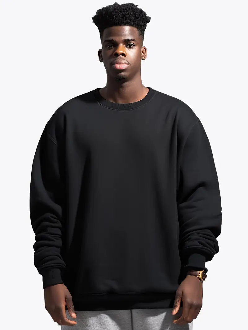Men's Sweater Circle Design Cotton Blend for Casual and Semi-Formal Occasions