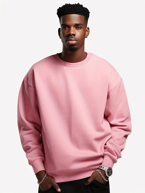 Men's Sweater Circle Design Cotton Blend for Casual and Semi-Formal Occasions