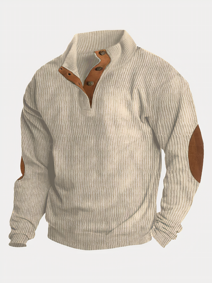 Men's Sweater Colour Contrast Modern Soft Breathable Material